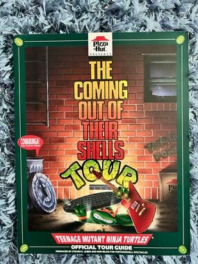 Vintage Teenage Mutant Ninja Turtles Kids Pizza Hut Restaurant Handout